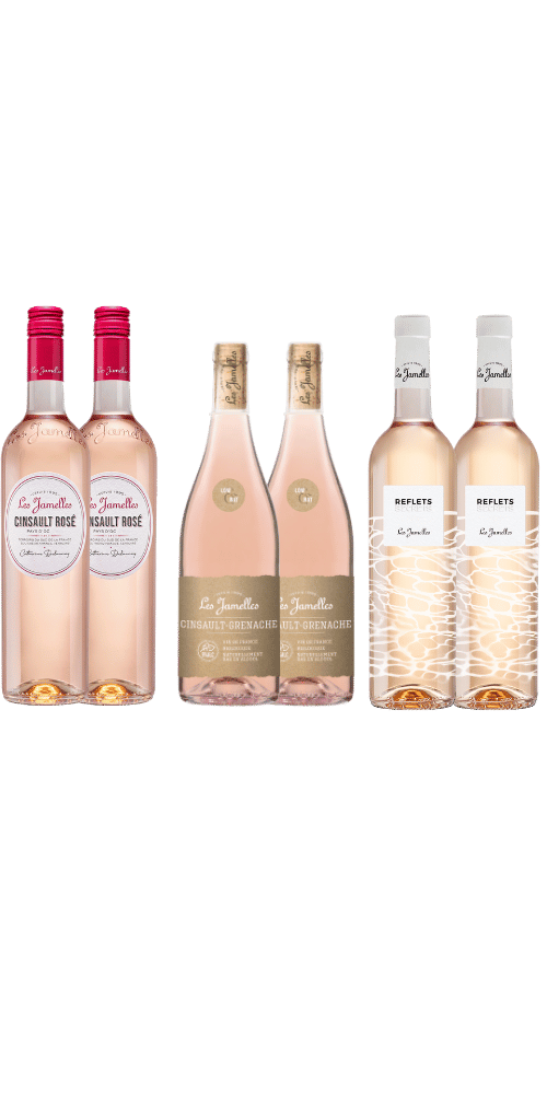 carton découverte Rosés Les Jamelles
