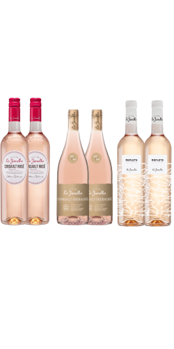 carton découverte Rosés Les Jamelles